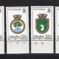 Gibraltar postfrisch Michel Nr. 521-24