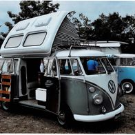 VW Bulli Camping - Schmuckblatt 19.2