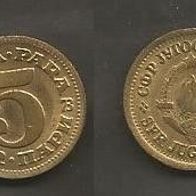 Münze Jugoslawien: 5 Para 1973