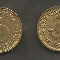 Münze Jugoslawien: 5 Para 1977