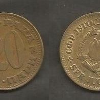 Münze Jugoslawien: 20 Para 1974