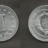 Münze Jugoslawien: 1 Dinara 1963