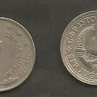 Münze Jugoslawien: 1 Dinara 1976