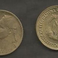 Münze Jugoslawien: 10 Dinara 1955