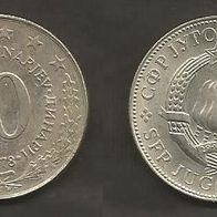 Münze Jugoslawien: 10 Dinara 1978