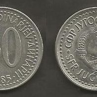 Münze Jugoslawien: 50 Dinara 1985