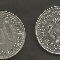 Münze Jugoslawien: 100 Dinara 1986