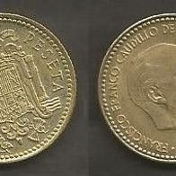 Münze Spanien: 1 Peseta 1953 - VZ