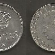 Münze Spanien: 25 Pesetas 1975