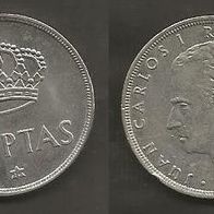 Münze Spanien: 25 Pesetas 1983