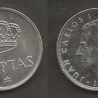Münze Spanien: 25 Pesetas 1984
