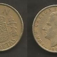 Münze Spanien: 100 Pesetas 1988