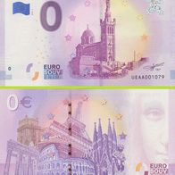 0 Euro Schein Notre-Dame-de-la-Garde UEAA 2018-4 selten Nr 3178