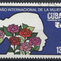 Cuba - Kuba - Mi. Nr. 2029 - Internationales Jahr der Frau (1975) - gestempelt o