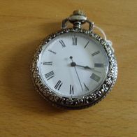 Taschenuhr, Sprungdeckeluhr, Herrenuhr, Pocket Watch, Silber-schwarz THU-130.6