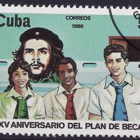 Cuba - Kuba - Mi. Nr. 3071 - 25 Jahre Schulprogramm (1986) - gestempelt o