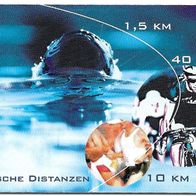 Telefonkarte - P 09 von 2001 , Triathlon , leer