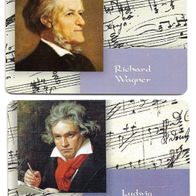 2 Telefonkarten - PD 03 /2000 + 13 /1999 , Wagner + Beethoven , leer