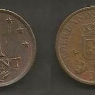 Münze Niederländische Antillen: 1 Cent 1973