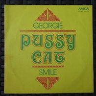 Original DDR Single Pussycat AMIGA 456236 Georgie + Smile sehr guter Zustand