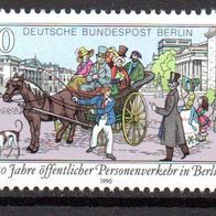Berlin 1990 Mi. 861 * * Personenverkehr Postfrisch (pü3561)
