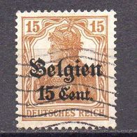 D. Reich Besetzung Belgien 1916, Mi. Nr. 0015 / 15, gestempelt #08938