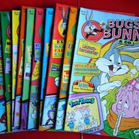 Bugs Bunny-11 Hefte im Konvolut, .. guter Zustand.