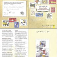 BRD 1997, MiNr: 1947 Sonderfaltblatt Block 41 Tag der Briefmarke mit ESST Bonn