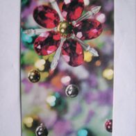 50 schöne Weihnachtskarten -Grußkarten / Doppelkarten mit Kuverts - Motiv "Glasstern"