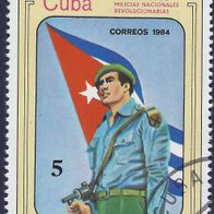 Cuba - Kuba - Mi. Nr. 2899 - 25 Jahre Nationalmilizen (1984) - gestempelt o
