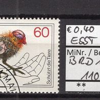 BRD / Bund 1981 Tierschutz MiNr. 1102 ESST aus Abo