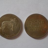 Metall Marke / Münze / Jeton / Coin - Frolic - Collie - Hundemarke