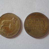 Metall Marke / Münze / Jeton / Coin - Frolic - Cocker Spaniel - Hundemarke