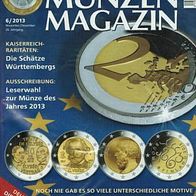 Deutsches Münzenmagazin 6/2013 noch eingeschweißt