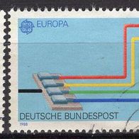 BRD / Bund 1988 Europa: Transport- und Kommunikationsmittel MiNr. 1368 gestempelt -1-