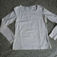 Langarm Shirt stretchig von More & More in Gr. 36 weiß