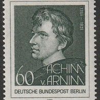 Berlin Michel 637 Postfrisch * * - 200. Geburtstag Achim von Arnim