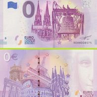 0 Euro Schein Petersglocke Dicker Pitter - Kölner Dom XEHH 2018-4 selten Nr 8576