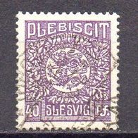 D. Reich Abstimmungsgebiete Schleswig 1920, Mi. Nr. 0009 / 9, gestempelt #09111