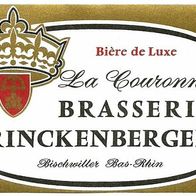 Bieretikett Brasserie Rinckenberger Bischwiller (Bischweiler) Dép Bas-Rhin Frankreich