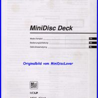 Sony MDS-JE640 + JE440 Bedienungsanleitung Manual MiniDisc Deck Player Recorder