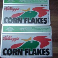Kelloggs Cornflakes Telefonkarte 2Stk. ##635