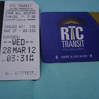 zwei Bustickets aus Las Vegas - RTC Transit ##636