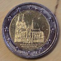 2 Euro € Deutschland 2011 A Nordrhein-Westfalen Kölner Dom Sondermünze Gedenkmünze