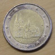 2 Euro € Deutschland 2011 J Nordrhein-Westfalen Kölner Dom Sondermünze Gedenkmünze