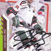 Andy Reiss - AK Augsburger Panther - signierte Playercard 13/14