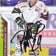 Peter MacArthur - AK Augsburger Panther - signierte Playercard 13/14