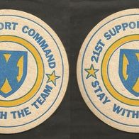 Bierdeckel: 21th Support Command