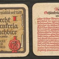 Bierdeckel: Aecht Schlenterla Rauchbier Bamberg