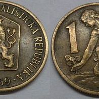 Tschechoslowakei 1 Krone 1969 ## Kof